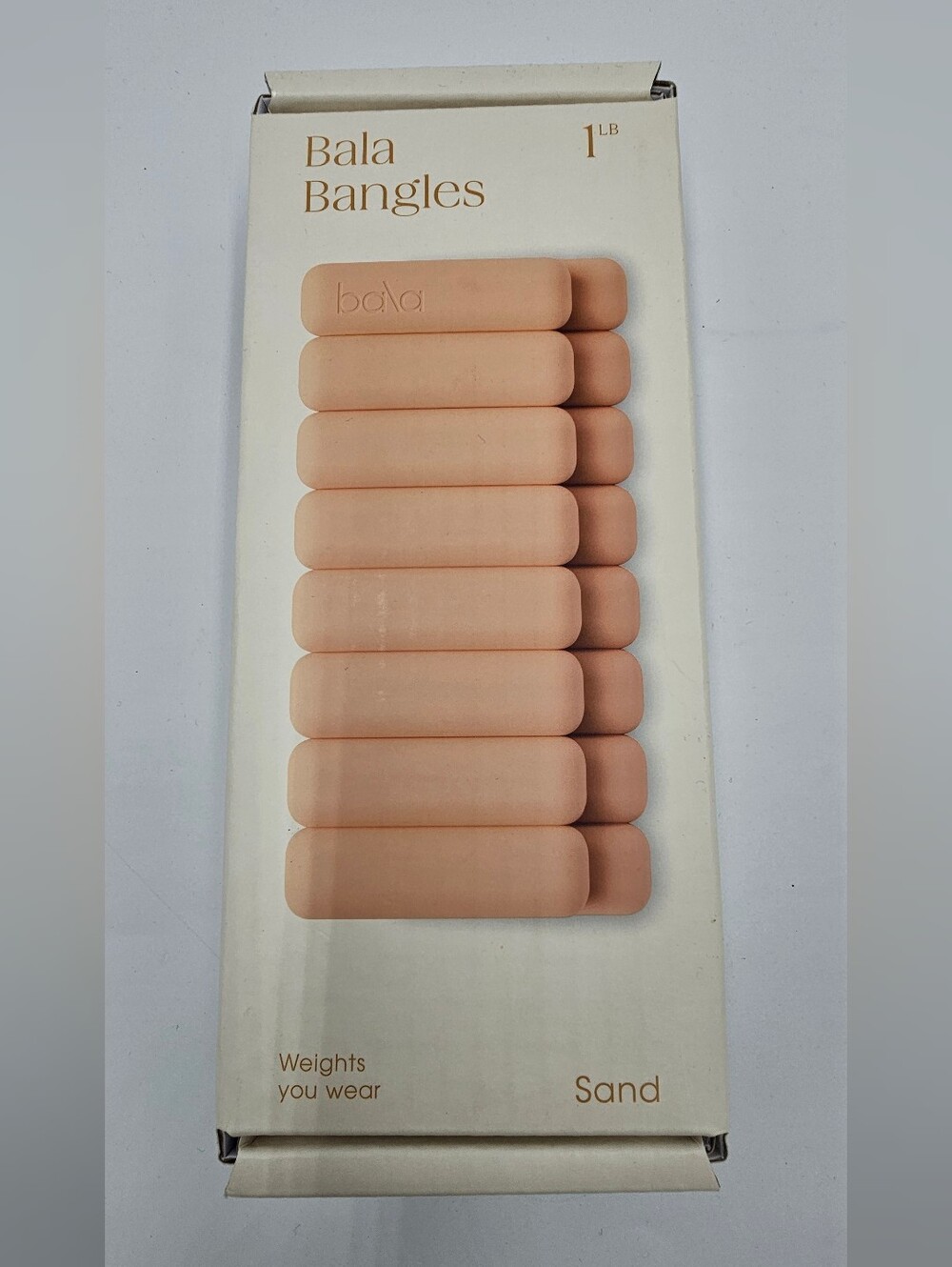 BALA Bangles SAND 2 X 1 Lb Each Wrist & Ankle Weights BRAND NEW SEALED